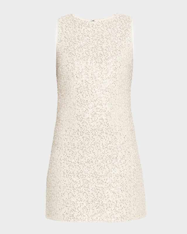 Cade Embellished Tweed Mini Dress